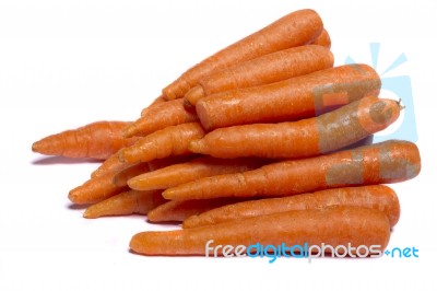 Bunch Of Carrots Stock Photo
