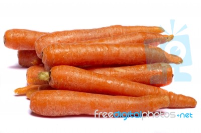 Bunch Of Carrots Stock Photo