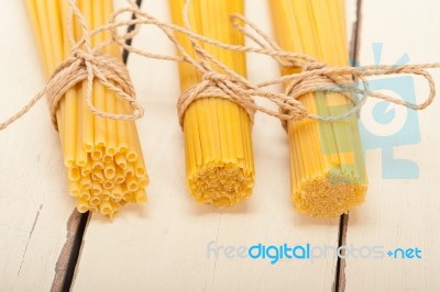 Bunch Of Italian Pasta Type Stock Photo