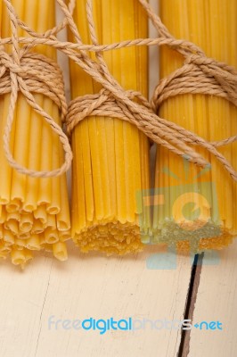 Bunch Of Italian Pasta Type Stock Photo