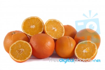 Bunch Of Oranges Stock Photo