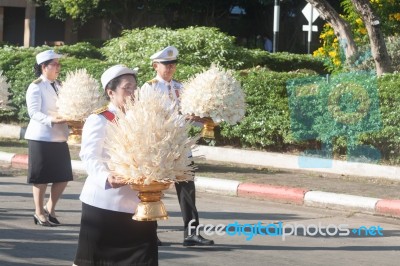 Buriram ,thailand - October 26 ,2017: Thai Government Officer In… Stock Photo