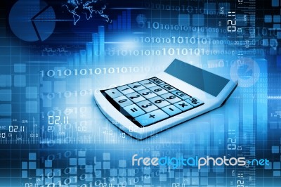 Business Calculation Concept Stock Image