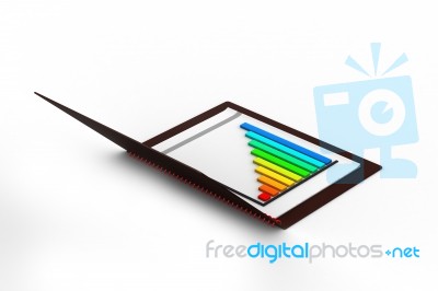 Business Chart And Files Stock Image