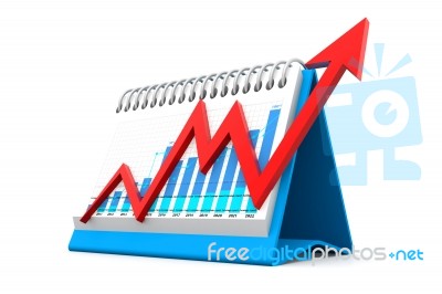 Business Chart And Graph Stock Image