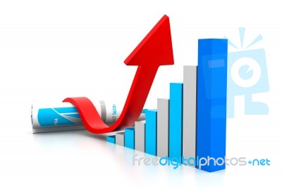 Business Chart And Graph Stock Image