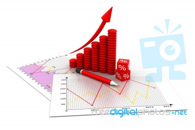 Business Charts Stock Image