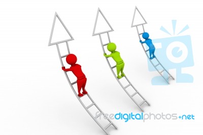 Business Competition Stock Image