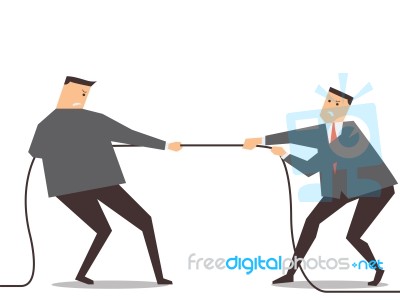 Business Competition Stock Image