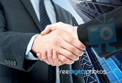 Business Deal Finalized, Congratulations! Stock Photo
