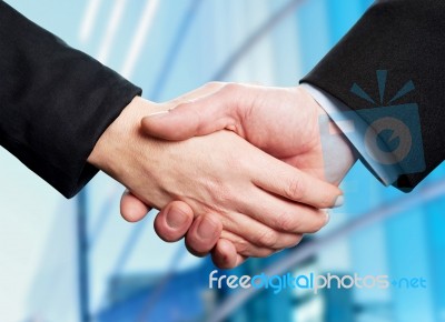 Business Deal Finalized, Congratulations! Stock Photo