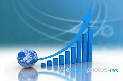 Business Graph Stock Image