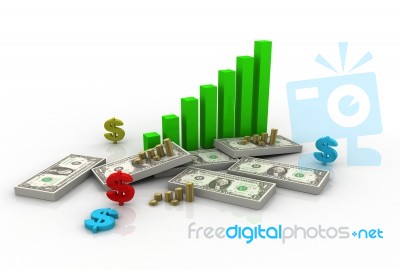 Business Graph Stock Image