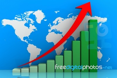 Business Graph Stock Image