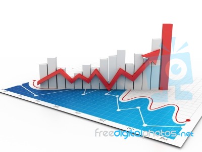 Business Graph Stock Image