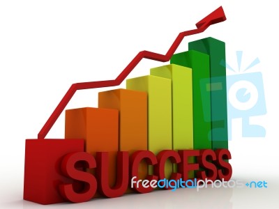 Business Graph Stock Image