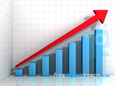 Business Graph Stock Image