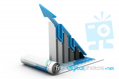 Business Graph Stock Image