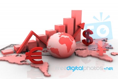 Business Graph Stock Image