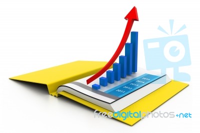 Business Graph In Chart Stock Image
