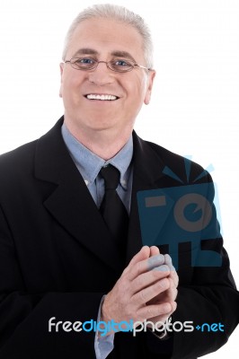 Business Man Smiling Stock Photo