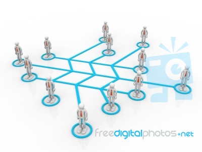 Business Network Stock Image