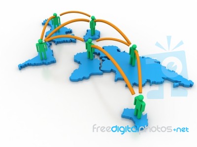 Business Network Stock Image Business Network Stock Image