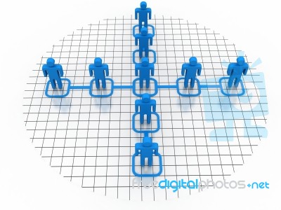 Business Network Stock Image