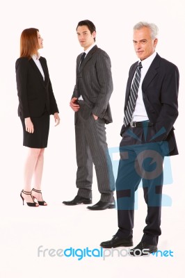 Business People Are Standing Stock Photo Business People Are Standing Stock Photo