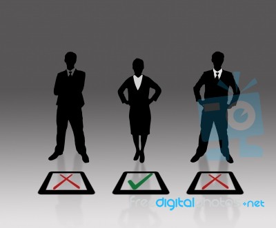 Business People Choice Stock Image