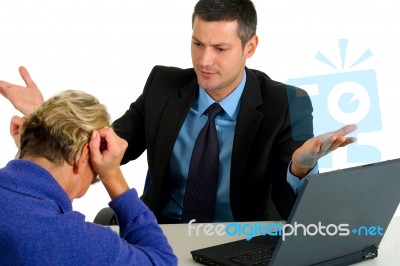 Business People In The Meeting Stock Photo