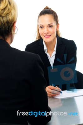 Business People In The Meeting Stock Photo