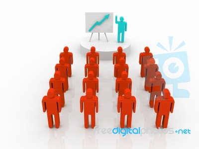 Business Presentation Stock Image