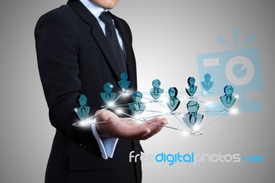 Business Social Stock Photo