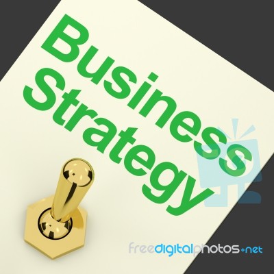 Business Strategy Switch Stock Image