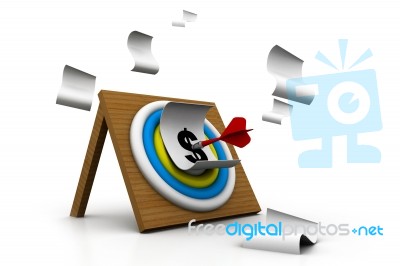 Business Target Stock Image