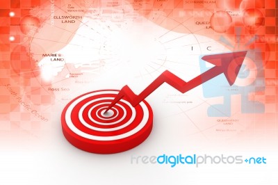 Business Target Marketing Concept Stock Image
