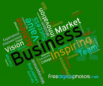 Business Words Means Importing Selling And Export Stock Image