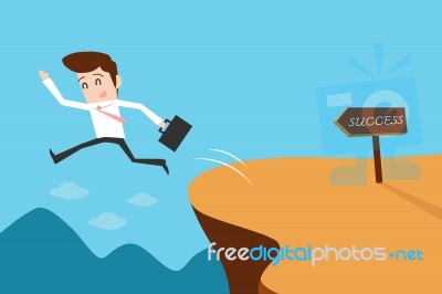 Businessman And Solution Stock Image