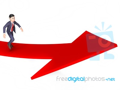 Businessman With Direction Means Improvement Commercial And Company Stock Image Businessman With Direction Means Improvement Commercial And Company Stock Image