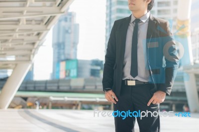 Businessman With Hope Stock Photo