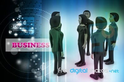 Businessmen. Leadership And Team Stock Image