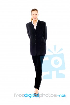 Businesswoman Standing Stock Photo