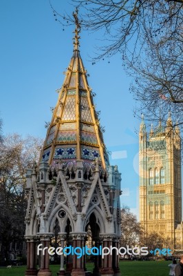 Buxton Memorial Fountain In Victoria Tower Gardens Stock Photo Buxton Memorial Fountain In Victoria Tower Gardens Stock Photo