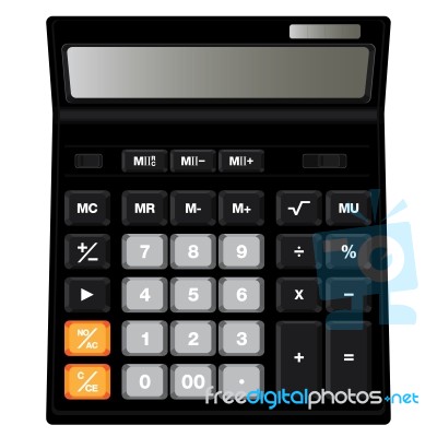 Calculator Design Isolated On White Background Stock Image Calculator Design Isolated On White Background Stock Image
