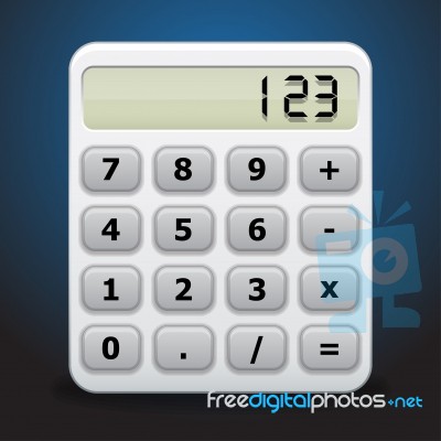 Calculator Icon  Stock Image