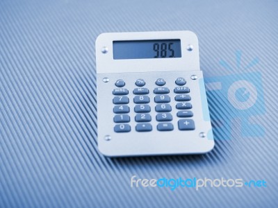Calculator With Digit Stock Photo