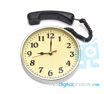 Calling Time Stock Photo