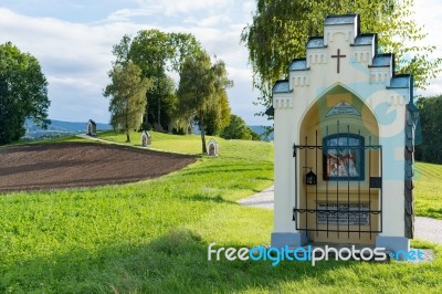 Calvary Church In St Georgen Im Attergau Stock Photo