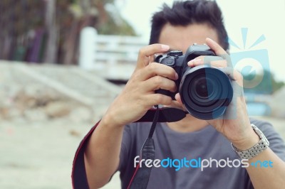 Cameraman Stock Photo